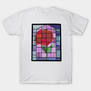 Stain glass rose T-Shirt